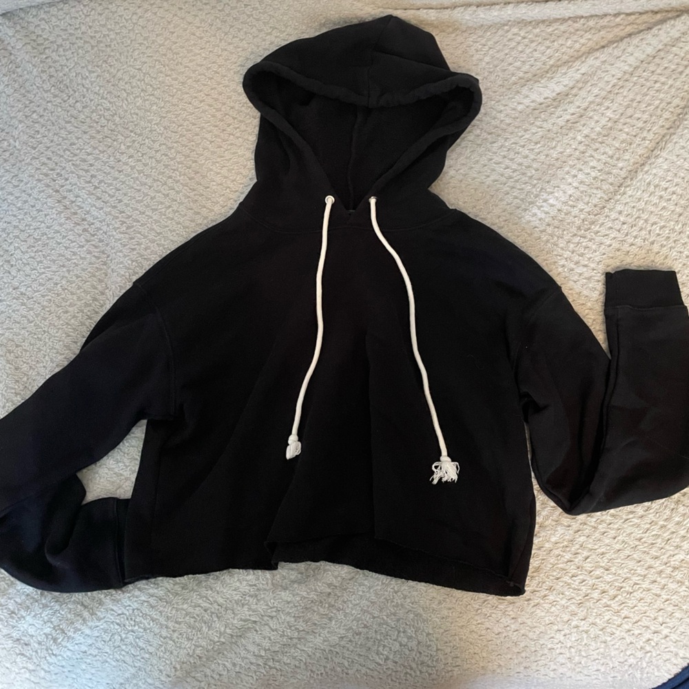 Wild Fable Black Cropped Hoodie